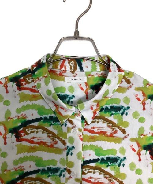 HERALBONY（ヘラルボニー）HERALBONY (ヘラルボニー) L/Lシャツワンピース マルチカラー サイズ:Freeの古着・服飾アイテム