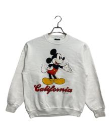 WITH AN ATTITUDE×DISNEY（ウィズ・アン・アティチュード×ディズニー）の古着「キャラクタープリントスウェット」｜ホワイト