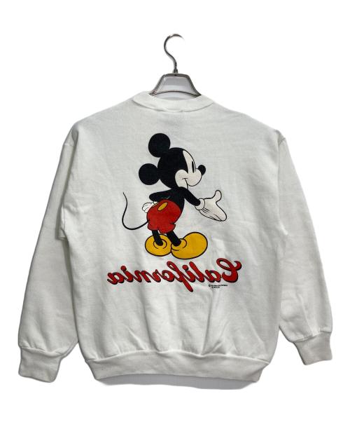 WITH AN ATTITUDE（ウィズ・アン・アティチュード）WITH AN ATTITUDE (ウィズ・アン・アティチュード) DISNEY (ディズニー) キャラクタープリントスウェット ホワイト サイズ:Lの古着・服飾アイテム