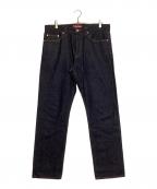 SUPREMEシュプリーム）の古着「Rigid Slim Selvedge Jeans/リジット・スリム・セルビッジ・ジーンズ」｜インディゴ