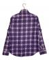 Subculture (サブカルチャー) COTTON CHECK SHIRT パープル サイズ:3：40000円