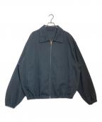 Stockholm Surfboard Clubストックホルム サーフボード クラブ）の古着「Work Jacket コットン ブルゾン」｜ブラック