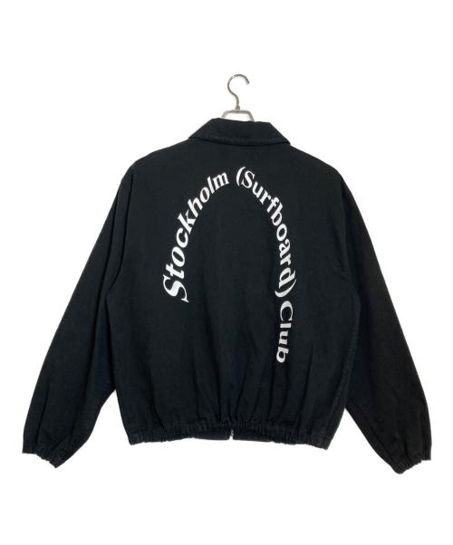 Stockholm Surfboard Club（ストックホルム サーフボード クラブ）Stockholm Surfboard Club (ストックホルム サーフボード クラブ) Work Jacket コットン ブルゾン ブラック サイズ:XLの古着・服飾アイテム