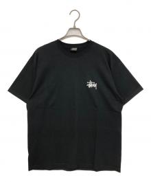 stussy（ステューシー）の古着「ロゴプリントTシャツ」｜ブラック