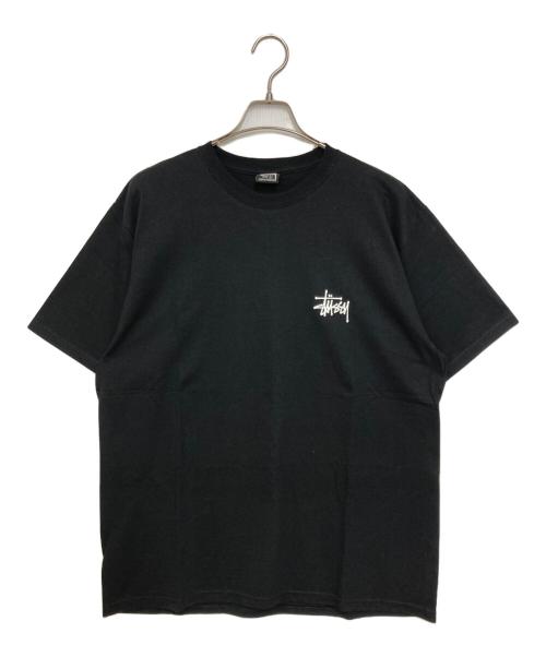 stussy（ステューシー）stussy (ステューシー) ロゴプリントTシャツ ブラック サイズ:Ｌの古着・服飾アイテム