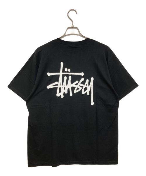 stussy（ステューシー）stussy (ステューシー) ロゴプリントTシャツ ブラック サイズ:Ｌの古着・服飾アイテム