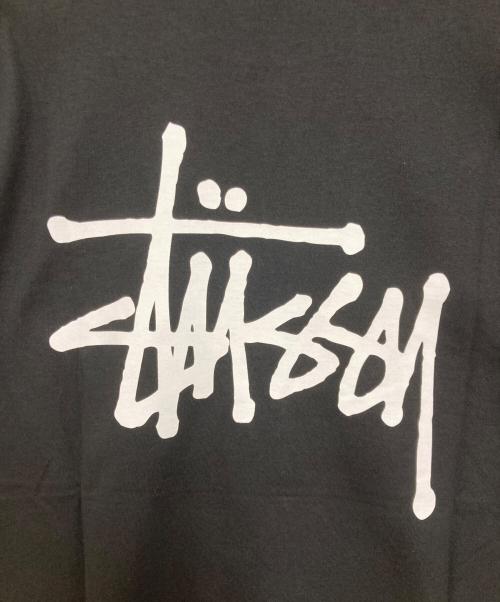 stussy（ステューシー）stussy (ステューシー) ロゴプリントTシャツ ブラック サイズ:Ｌの古着・服飾アイテム