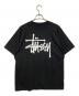 stussy (ステューシー) ロゴプリントTシャツ ブラック サイズ:Ｌ：5000円
