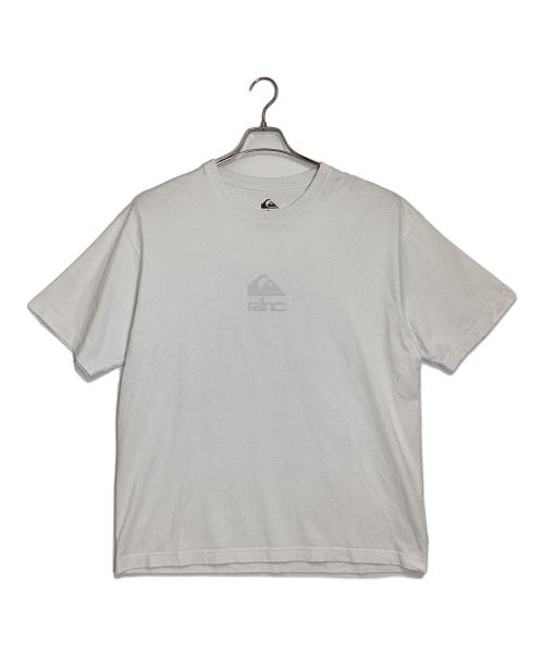 RHC Ron Herman（アールエイチシー ロンハーマン）RHC Ron Herman (アールエイチシー ロンハーマン) Quiksilver (クイックシルバー) コラボプリントTシャツ ホワイト サイズ:XLの古着・服飾アイテム