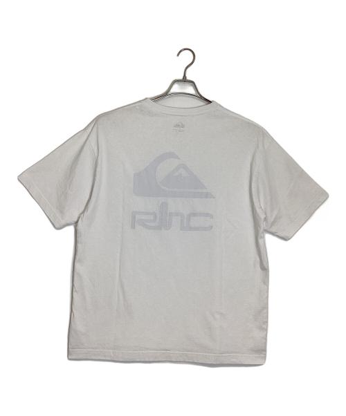 RHC Ron Herman（アールエイチシー ロンハーマン）RHC Ron Herman (アールエイチシー ロンハーマン) Quiksilver (クイックシルバー) コラボプリントTシャツ ホワイト サイズ:XLの古着・服飾アイテム