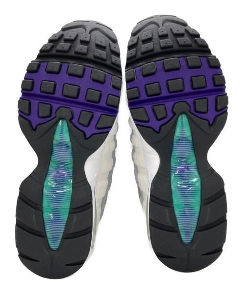 NIKE（ナイキ）NIKE (ナイキ) Air Max 95 grape ホワイト×パープル サイズ:29cmの古着・服飾アイテム