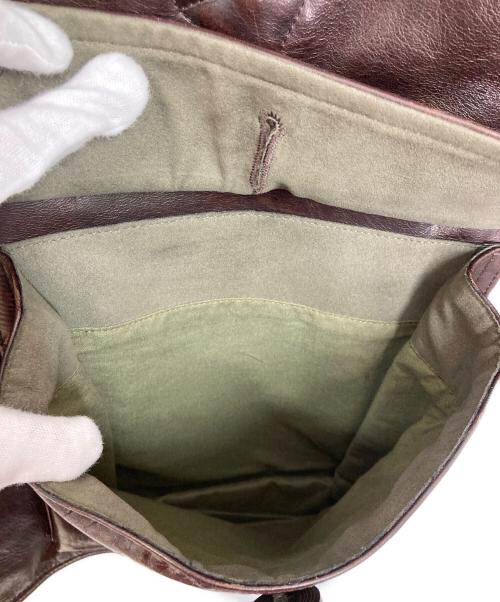 NIGEL CABOURN（ナイジェルケーボン）NIGEL CABOURN (ナイジェルケーボン) 襟ボアホースハイドカーコート ブラウン サイズ:50の古着・服飾アイテム