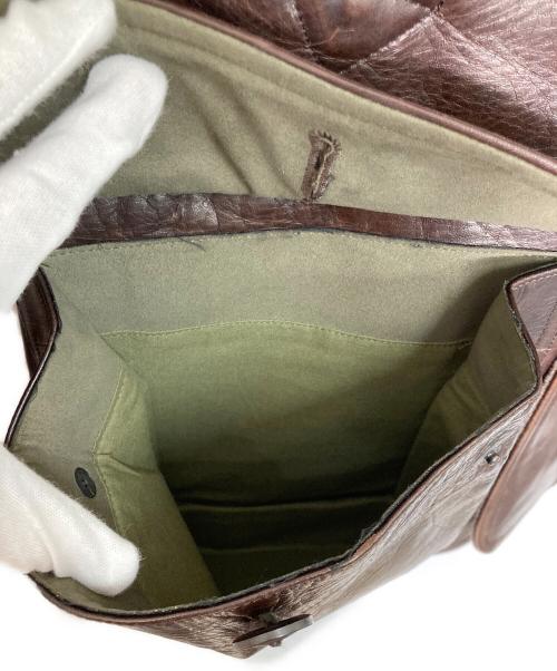 NIGEL CABOURN（ナイジェルケーボン）NIGEL CABOURN (ナイジェルケーボン) 襟ボアホースハイドカーコート ブラウン サイズ:50の古着・服飾アイテム