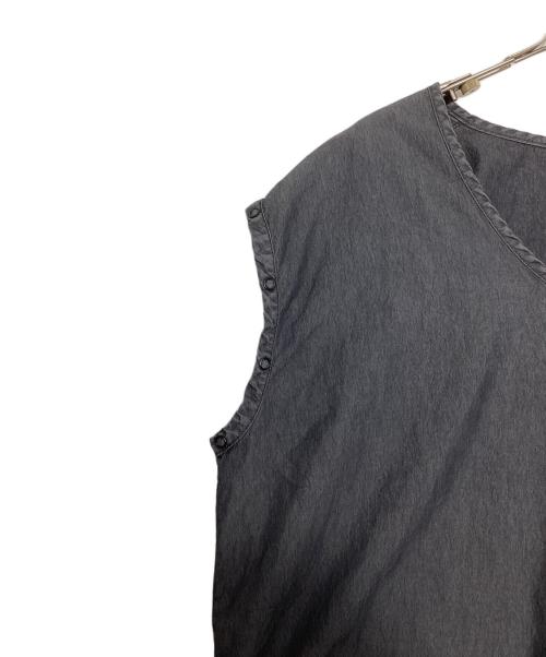 Porter Classic（ポータークラシック）Porter Classic (ポータークラシック) POPLYN 2WAY VEST/ポプリン ツーウェイ ベスト グレー サイズ:2の古着・服飾アイテム