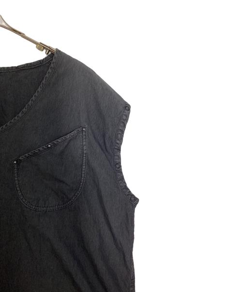 Porter Classic（ポータークラシック）Porter Classic (ポータークラシック) POPLYN 2WAY VEST/ポプリン ツーウェイ ベスト グレー サイズ:2の古着・服飾アイテム