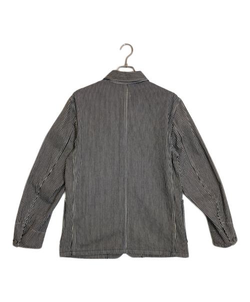 KOJIMA GENES（コジマジーンズ）KOJIMA GENES (コジマジーンズ) Basic Coverall ネイビー×ホワイト サイズ:Lの古着・服飾アイテム