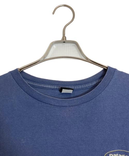 Patagonia（パタゴニア）Patagonia (パタゴニア) 00’s プリントTシャツ ブルー サイズ:Lの古着・服飾アイテム