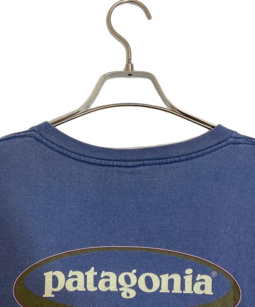 Patagonia（パタゴニア）Patagonia (パタゴニア) 00’s プリントTシャツ ブルー サイズ:Lの古着・服飾アイテム