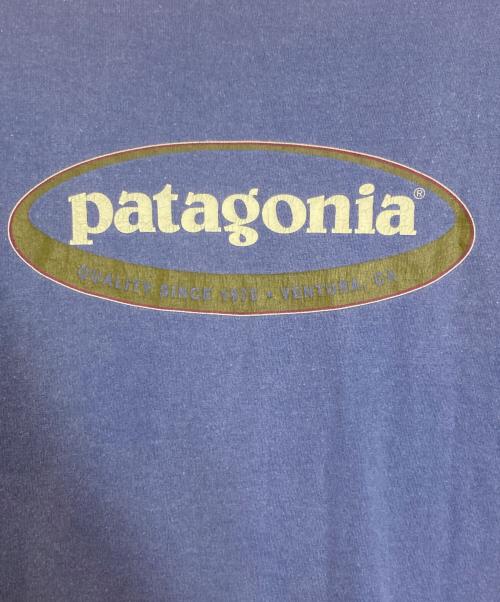 Patagonia（パタゴニア）Patagonia (パタゴニア) 00’s プリントTシャツ ブルー サイズ:Lの古着・服飾アイテム