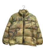 THE NORTH FACEザ ノース フェイス）の古着「カモ柄ダウンジャケット」｜オリーブ