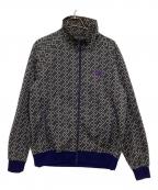 Needles×JOURNAL STANDARDニードルズ×ジャーナルスタンダード）の古着「TRACK JACKET POLY SMOOTH」｜ネイビー×グレー