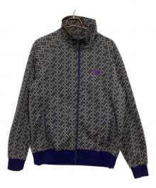 Needles×JOURNAL STANDARD（ニードルズ×ジャーナルスタンダード）の古着「TRACK JACKET POLY SMOOTH」｜ネイビー×グレー