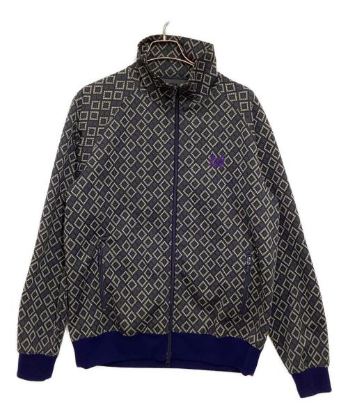 Needles（ニードルズ）Needles (ニードルズ) JOURNAL STANDARD (ジャーナルスタンダード) TRACK JACKET POLY SMOOTH ネイビー×グレー サイズ:Lの古着・服飾アイテム