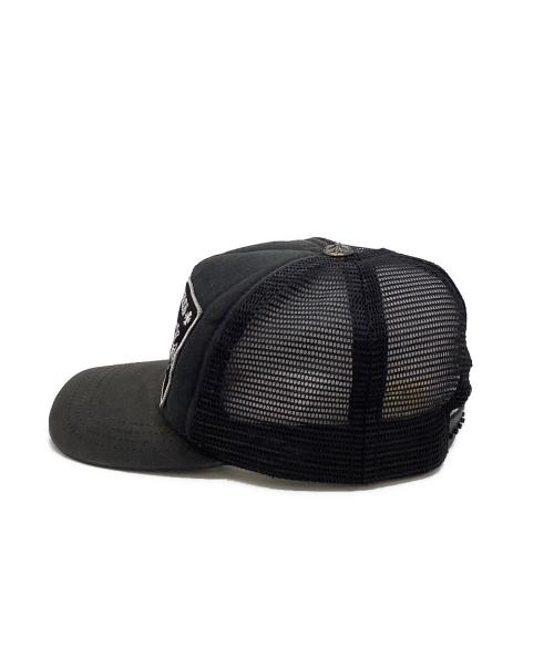 CHROME HEARTS（クロムハーツ）CHROME HEARTS (クロムハーツ) メッシュトラッカーキャップ ブラックの古着・服飾アイテム
