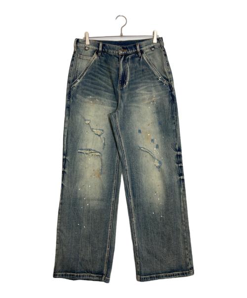 ROCKSTEADY RECORDS INC（ロックステディー レコード インク）ROCKSTEADY RECORDS INC (ロックステディー レコード インク) SLOUCHY JEANS インディゴ サイズ:Lの古着・服飾アイテム