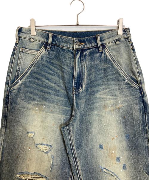 ROCKSTEADY RECORDS INC（ロックステディー レコード インク）ROCKSTEADY RECORDS INC (ロックステディー レコード インク) SLOUCHY JEANS インディゴ サイズ:Lの古着・服飾アイテム