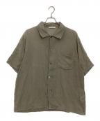 OUR LEGACYアワーレガシー）の古着「BOX SHIRT SHORTSLEEVE/ボックス シャツ ショートスリーブ」｜グレー
