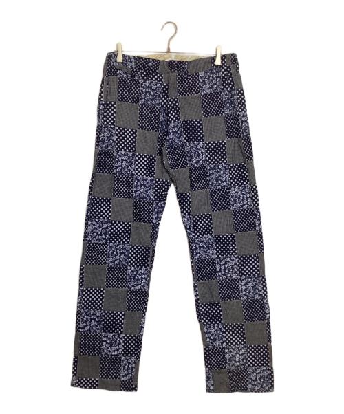 Engineered Garments（エンジニアド ガーメンツ）Engineered Garments (エンジニアド ガーメンツ) パッチワークパンツ ネイビー サイズ:32の古着・服飾アイテム