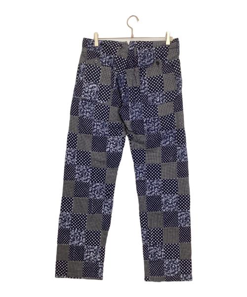 Engineered Garments（エンジニアド ガーメンツ）Engineered Garments (エンジニアド ガーメンツ) パッチワークパンツ ネイビー サイズ:32の古着・服飾アイテム