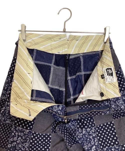 Engineered Garments（エンジニアド ガーメンツ）Engineered Garments (エンジニアド ガーメンツ) パッチワークパンツ ネイビー サイズ:32の古着・服飾アイテム