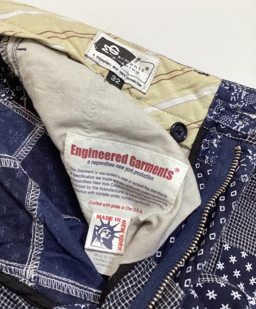 Engineered Garments（エンジニアド ガーメンツ）Engineered Garments (エンジニアド ガーメンツ) パッチワークパンツ ネイビー サイズ:32の古着・服飾アイテム
