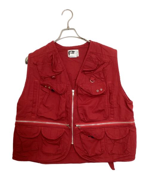 Engineered Garments（エンジニアド ガーメンツ）Engineered Garments (エンジニアド ガーメンツ) リップストップジップベスト レッド サイズ:Mの古着・服飾アイテム
