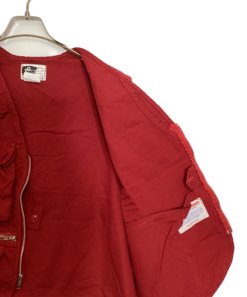 Engineered Garments（エンジニアド ガーメンツ）Engineered Garments (エンジニアド ガーメンツ) リップストップジップベスト レッド サイズ:Mの古着・服飾アイテム