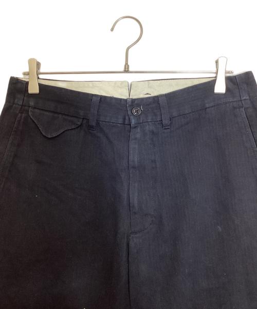 Engineered Garments（エンジニアド ガーメンツ）Engineered Garments (エンジニアド ガーメンツ) ヘリンボーンワイドパンツ ネイビー サイズ:32の古着・服飾アイテム
