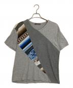 ISSEY MIYAKE MENイッセイミヤケメン）の古着「マルチ切替Tシャツ」｜グレー