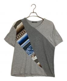 ISSEY MIYAKE MEN（イッセイミヤケメン）の古着「マルチ切替Tシャツ」｜グレー