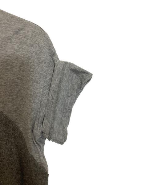 ISSEY MIYAKE MEN（イッセイミヤケメン）ISSEY MIYAKE MEN (イッセイミヤケメン) マルチ切替Tシャツ グレー サイズ:2の古着・服飾アイテム