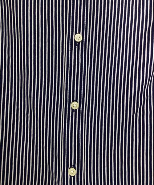 POLO RALPH LAUREN（ポロ・ラルフローレン）POLO RALPH LAUREN (ポロ・ラルフローレン) ストライプシャツ ネイビー×ホワイト サイズ:XSの古着・服飾アイテム
