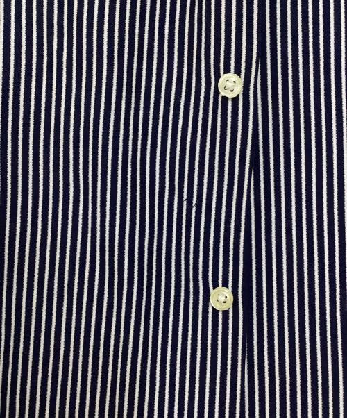 POLO RALPH LAUREN（ポロ・ラルフローレン）POLO RALPH LAUREN (ポロ・ラルフローレン) ストライプシャツ ネイビー×ホワイト サイズ:XSの古着・服飾アイテム