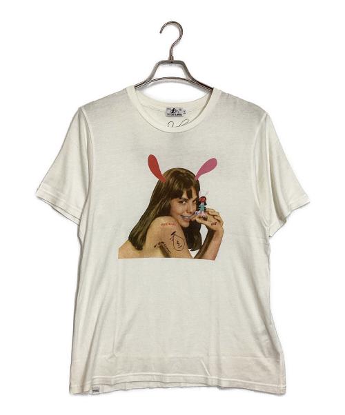 Hysteric Glamour（ヒステリックグラマー）Hysteric Glamour (ヒステリックグラマー) SKOLOCT (スコロクト) HYSKORIC/T-SHIRT/ヒステリック ティーシャツ ホワイト サイズ:Mの古着・服飾アイテム