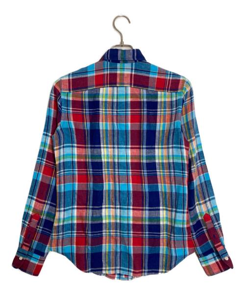 POLO RALPH LAUREN（ポロ・ラルフローレン）POLO RALPH LAUREN (ポロ・ラルフローレン) リネンシャツ ネイビー サイズ:Ｓの古着・服飾アイテム