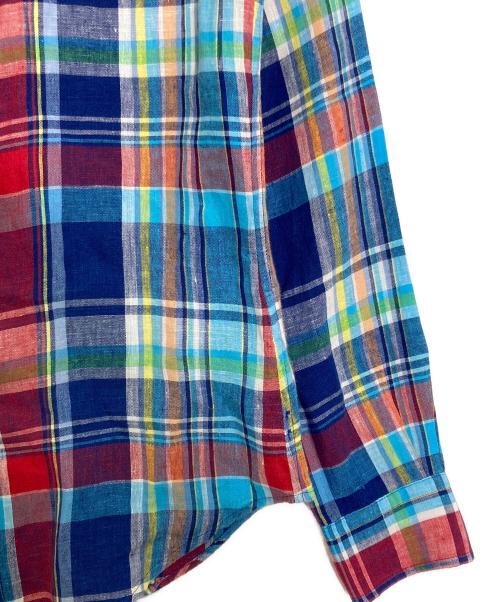 POLO RALPH LAUREN（ポロ・ラルフローレン）POLO RALPH LAUREN (ポロ・ラルフローレン) リネンシャツ ネイビー サイズ:Ｓの古着・服飾アイテム
