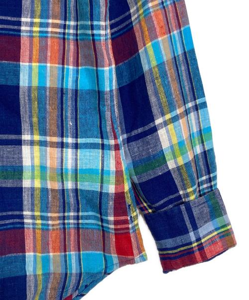 POLO RALPH LAUREN（ポロ・ラルフローレン）POLO RALPH LAUREN (ポロ・ラルフローレン) リネンシャツ ネイビー サイズ:Ｓの古着・服飾アイテム