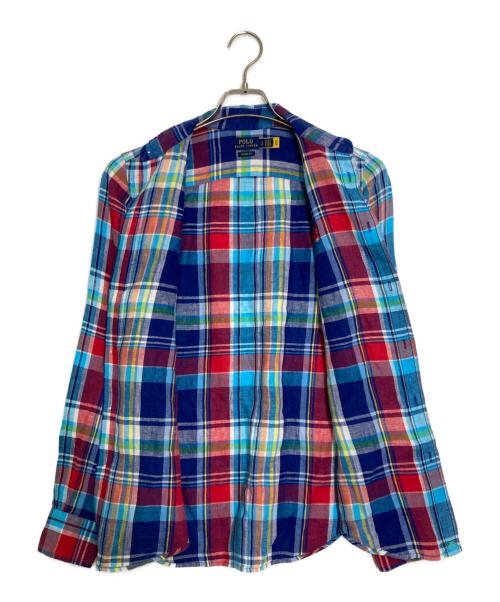 POLO RALPH LAUREN（ポロ・ラルフローレン）POLO RALPH LAUREN (ポロ・ラルフローレン) リネンシャツ ネイビー サイズ:Ｓの古着・服飾アイテム