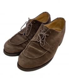 PARABOOT（パラブーツ）の古着「Uチップスウェードシューズ」｜ブラウン
