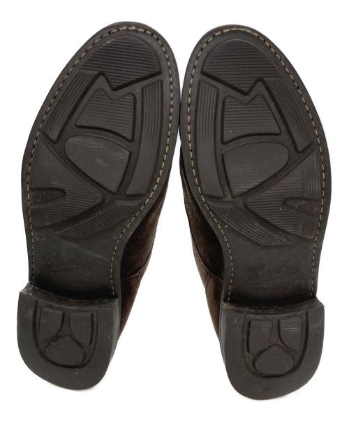 PARABOOT（パラブーツ）PARABOOT (パラブーツ) Uチップスウェードシューズ ブラウン サイズ:8Aの古着・服飾アイテム